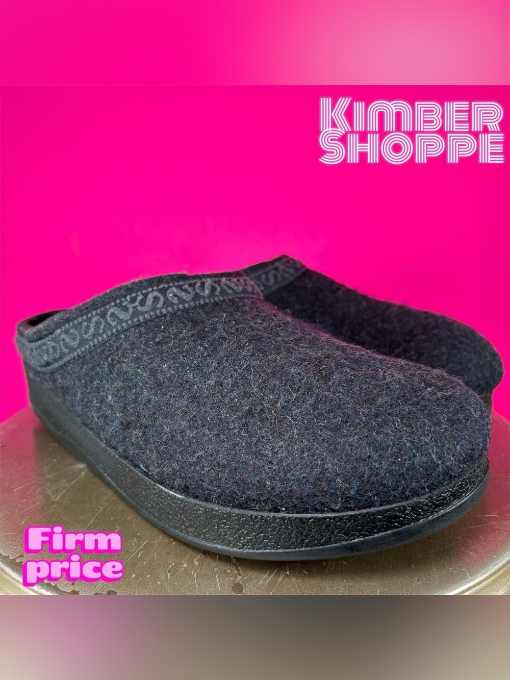 Stegmann WoolFlex Graphite Wool Slip-On Clog Men's US 9 EU 42 Women's 11
